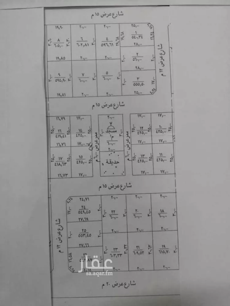 أرض للبيع في شارع 5994123, حي القدس, مدينة البدائع, منطقة القصيم صورة 2