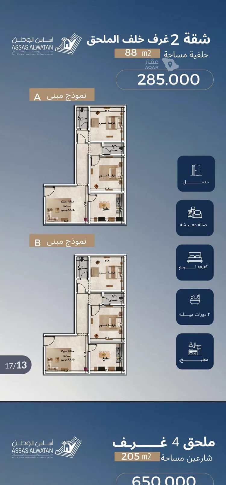 شقة للبيع في شارع أبي المجد الخطيب, حي أبحر الشمالية, مدينة جدة, منطقة مكة المكرمة 9