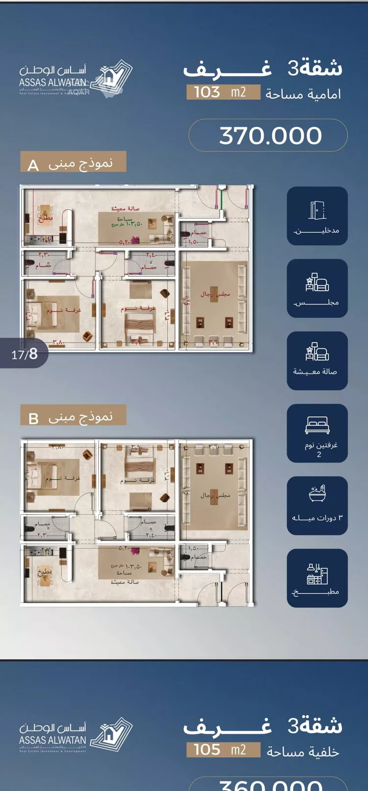 شقة للبيع في شارع أبي المجد الخطيب, حي أبحر الشمالية, مدينة جدة, منطقة مكة المكرمة 12