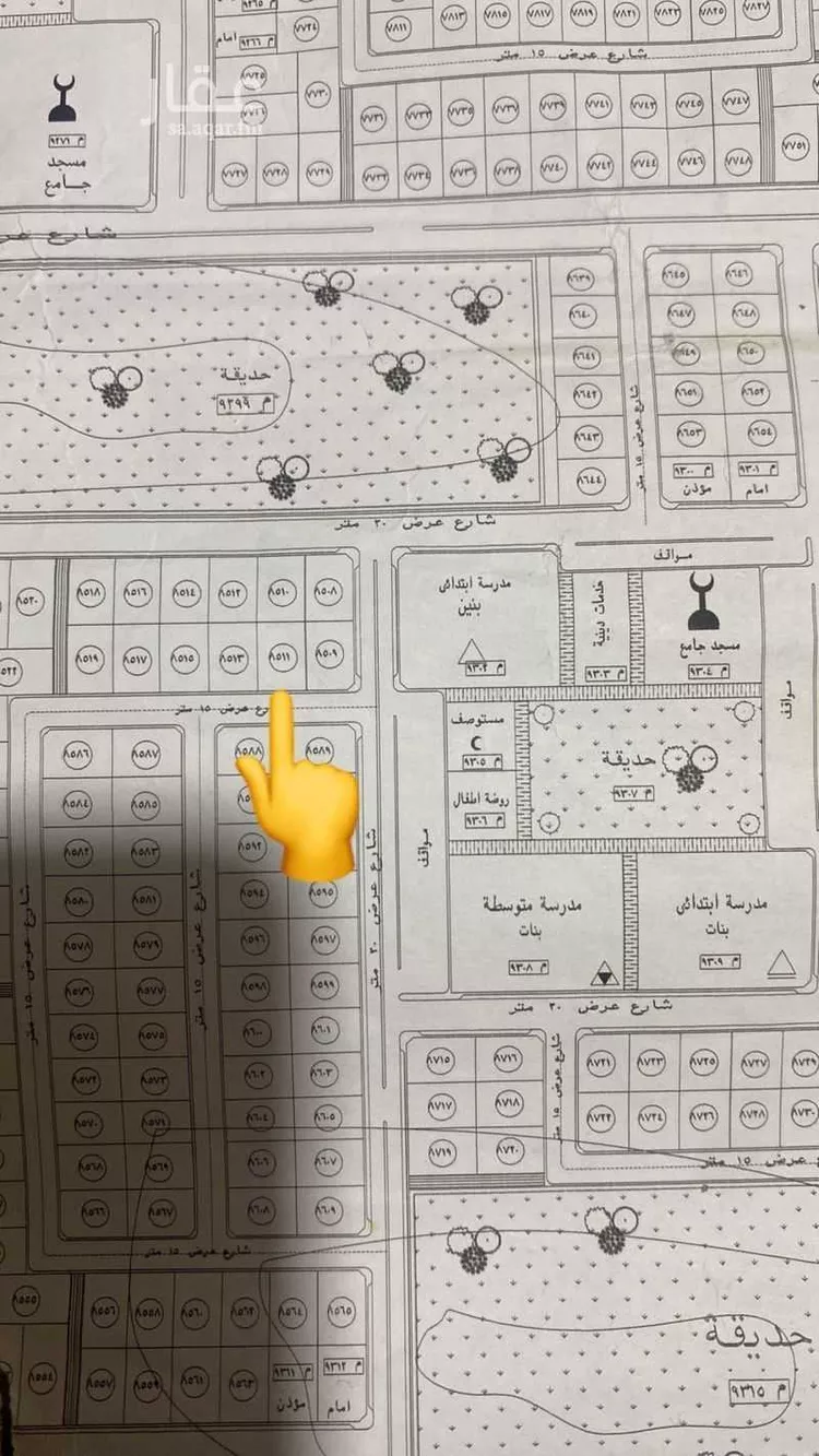 أرض للبيع في شارع المدائن 148, حي المدائن, مدينة حائل, منطقة حائل صورة 2