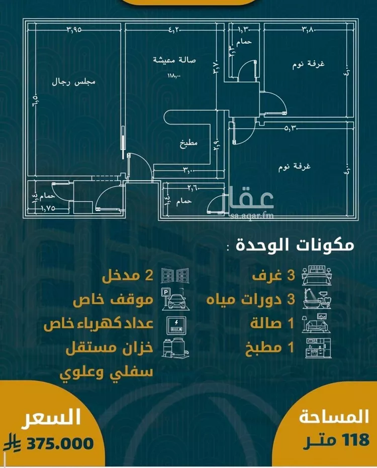 شقة للبيع في شارع الامير عبدالمجيد, حي الصواري, مدينة جدة, منطقة مكة المكرمة