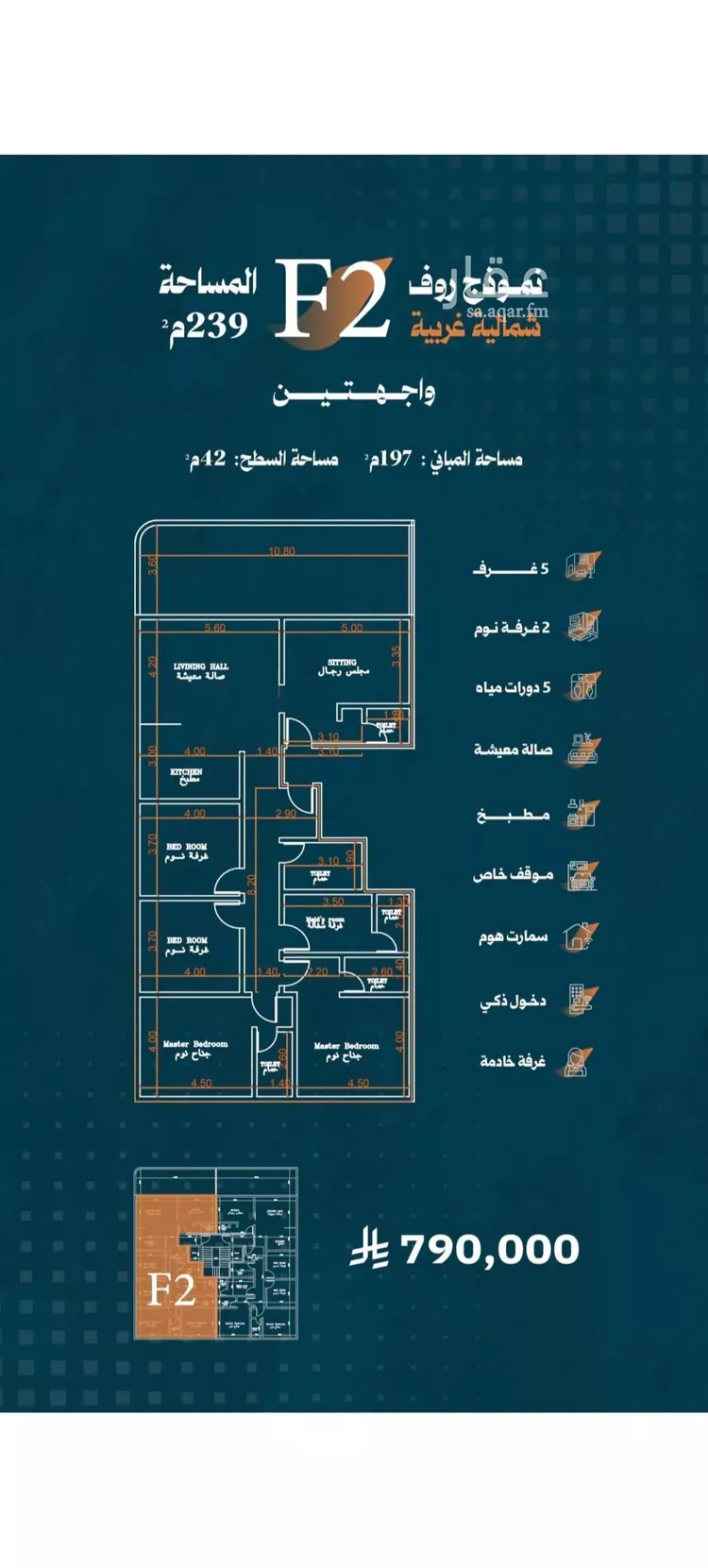 شقة للبيع في شارع سويبط بن عمرو, حي الربوة, مدينة جدة, منطقة مكة المكرمة صورة 2