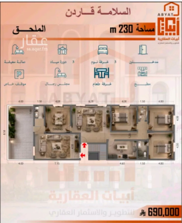 شقة للبيع في حي السلامة, مدينة جدة, منطقة مكة المكرمة