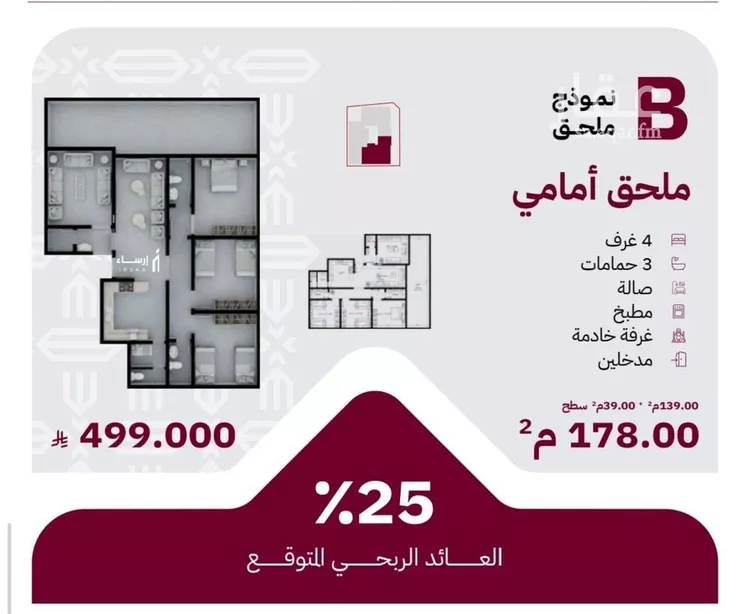 شقة للبيع في شارع عثمان ابن عوف, حي الريان, مدينة جدة, منطقة مكة المكرمة