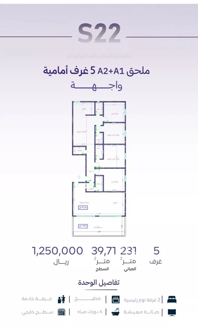شقة للبيع في شارع خضر افندي, حي الزهراء, مدينة جدة, منطقة مكة المكرمة صورة 4