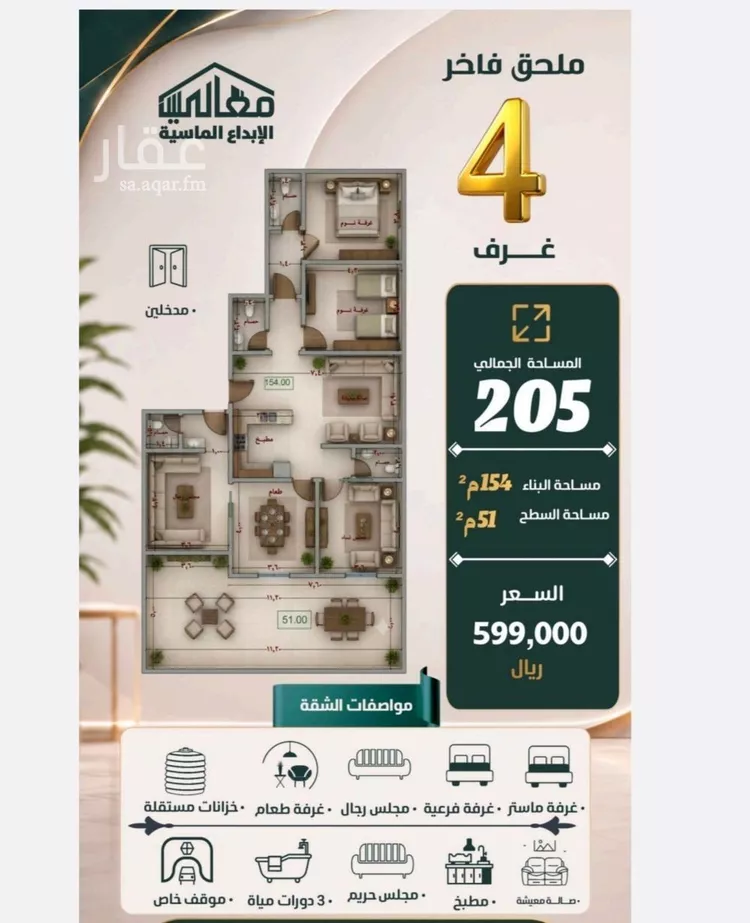 شقة للبيع في شارع ابو معالي الحضري, حي الصفاء, مدينة جدة, منطقة مكة المكرمة