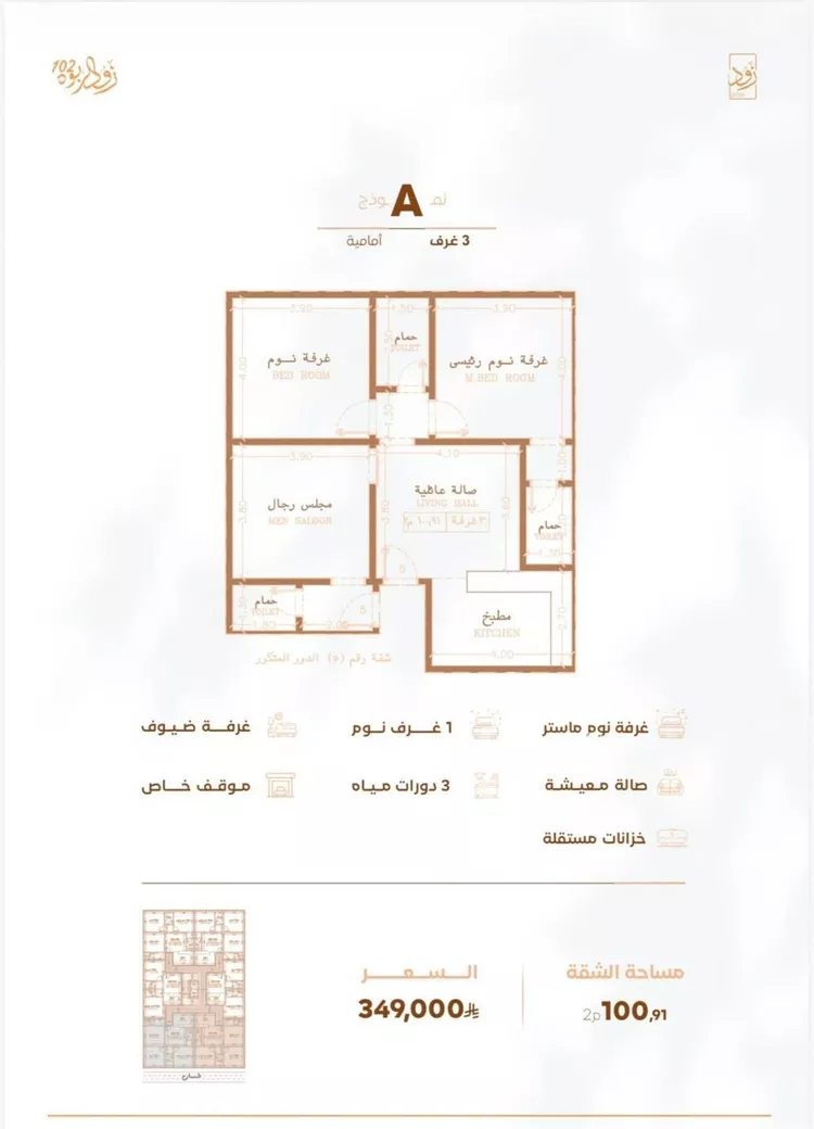 شقة للبيع في شارع أبي القاسم الأنصاري, حي الربوة, مدينة جدة, منطقة مكة المكرمة 9