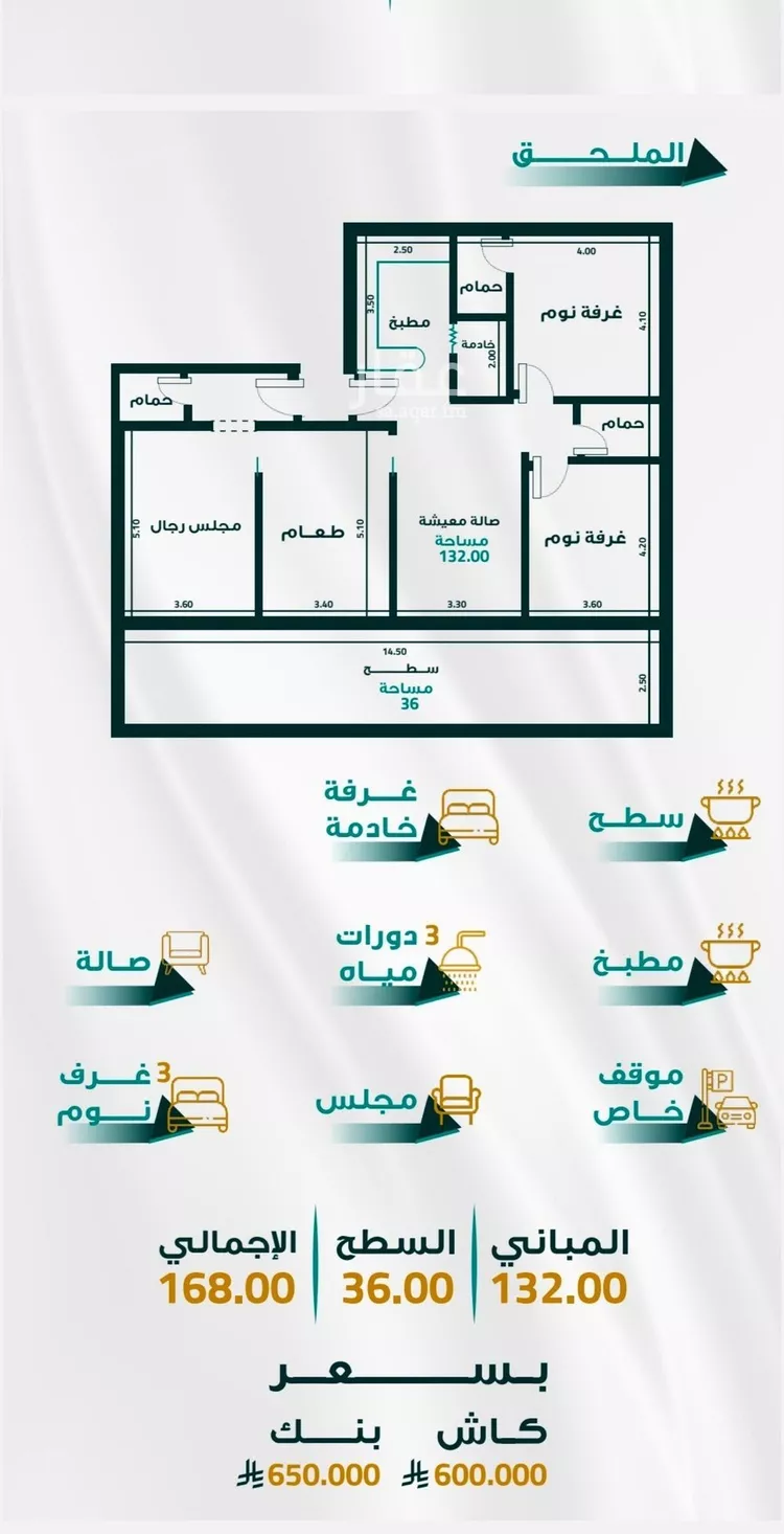 Apartment for Sale in Jeddah Al Fayha'a