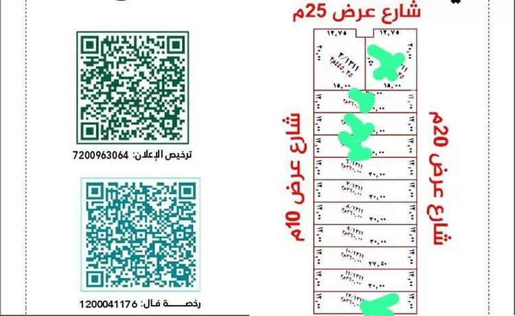 أرض للبيع في شارع فرج بن قاسم الغرناطي, حي الرمال, مدينة الرياض, منطقة الرياض صورة 2