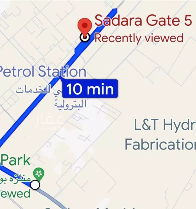 أرض للإيجار في شارع حي ج20 1832, حي مزارع جنوب ام العروق, مدينة الجبيل, المنطقة الشرقية صورة 2