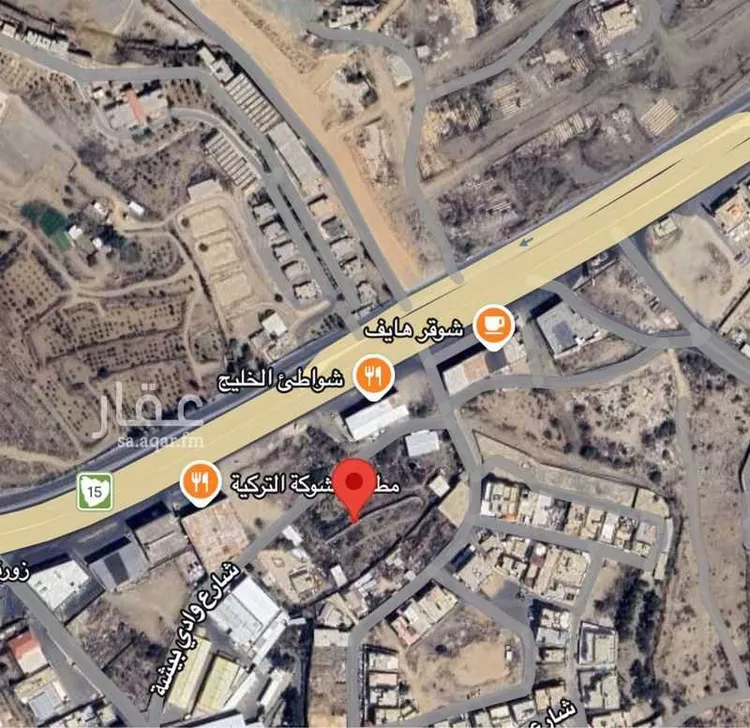 أرض للبيع في شارع شارع وادي بيشة, حي البديع, مدينة أبها, منطقة عسير