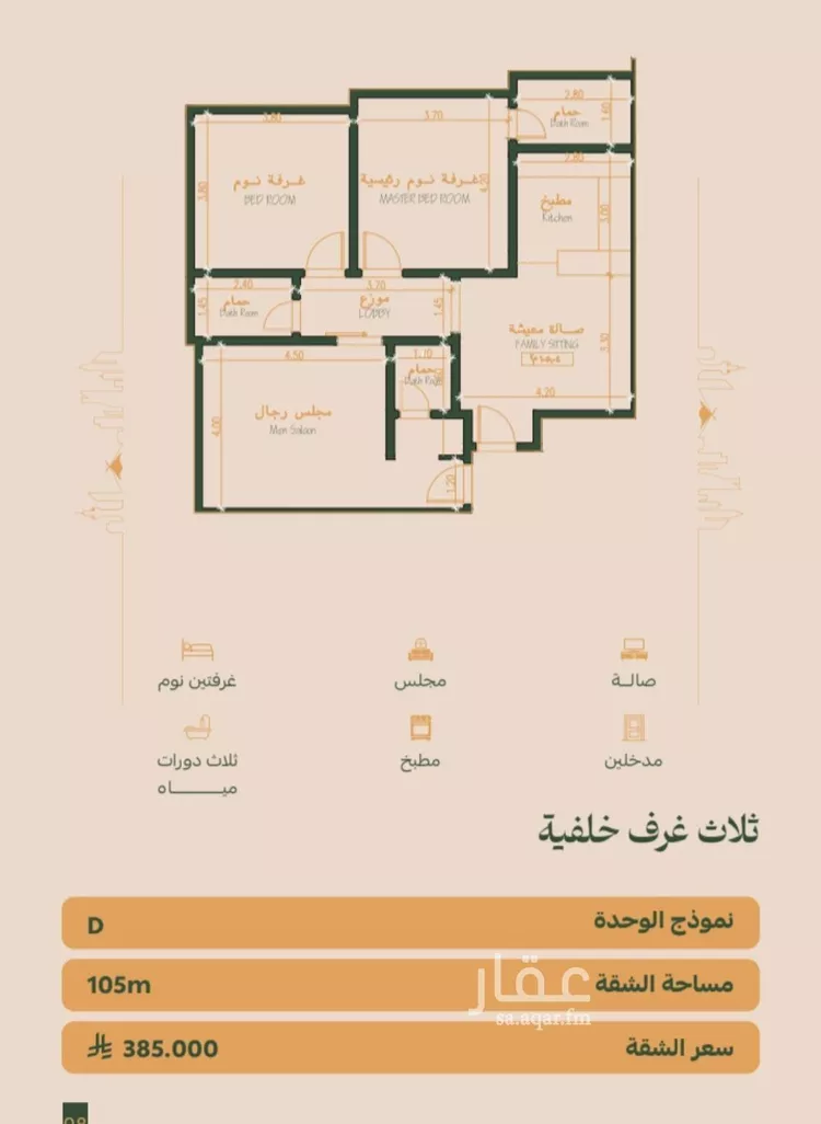 شقة للبيع في شارع عمر الخزاعي, حي الفيصلية, مدينة جدة, منطقة مكة المكرمة صورة 2