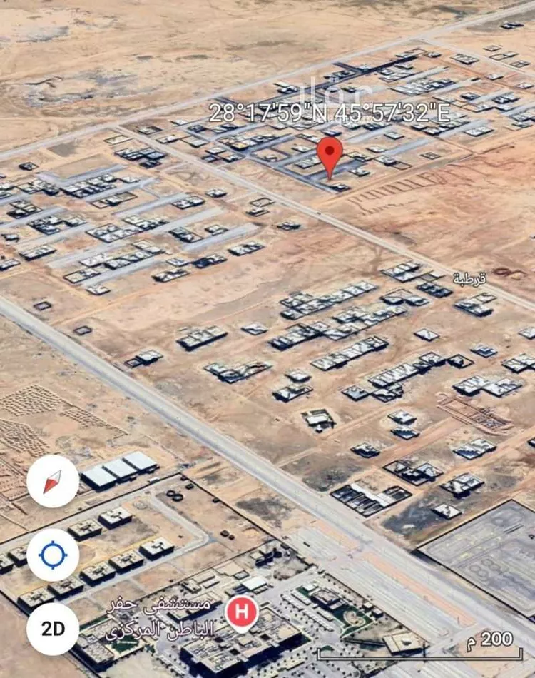 أرض للبيع في شارع 2321602, حي قرطبة, مدينة حفر الباطن, المنطقة الشرقية