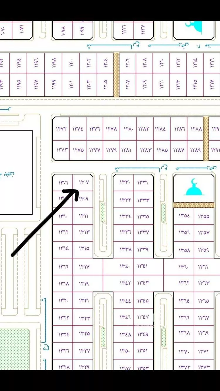 أرض للبيع في شارع 2321602, حي قرطبة, مدينة حفر الباطن, المنطقة الشرقية صورة 3