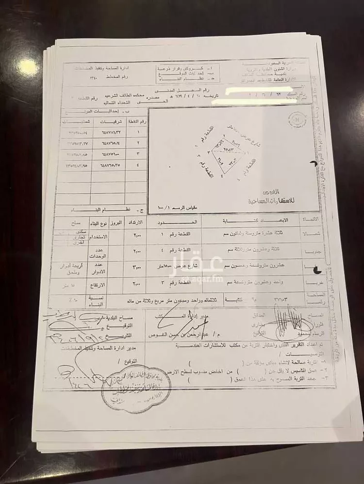 أرض للبيع في شارع قدامة ابن مالك ، حي الربيع ، الطائف ، الطائف