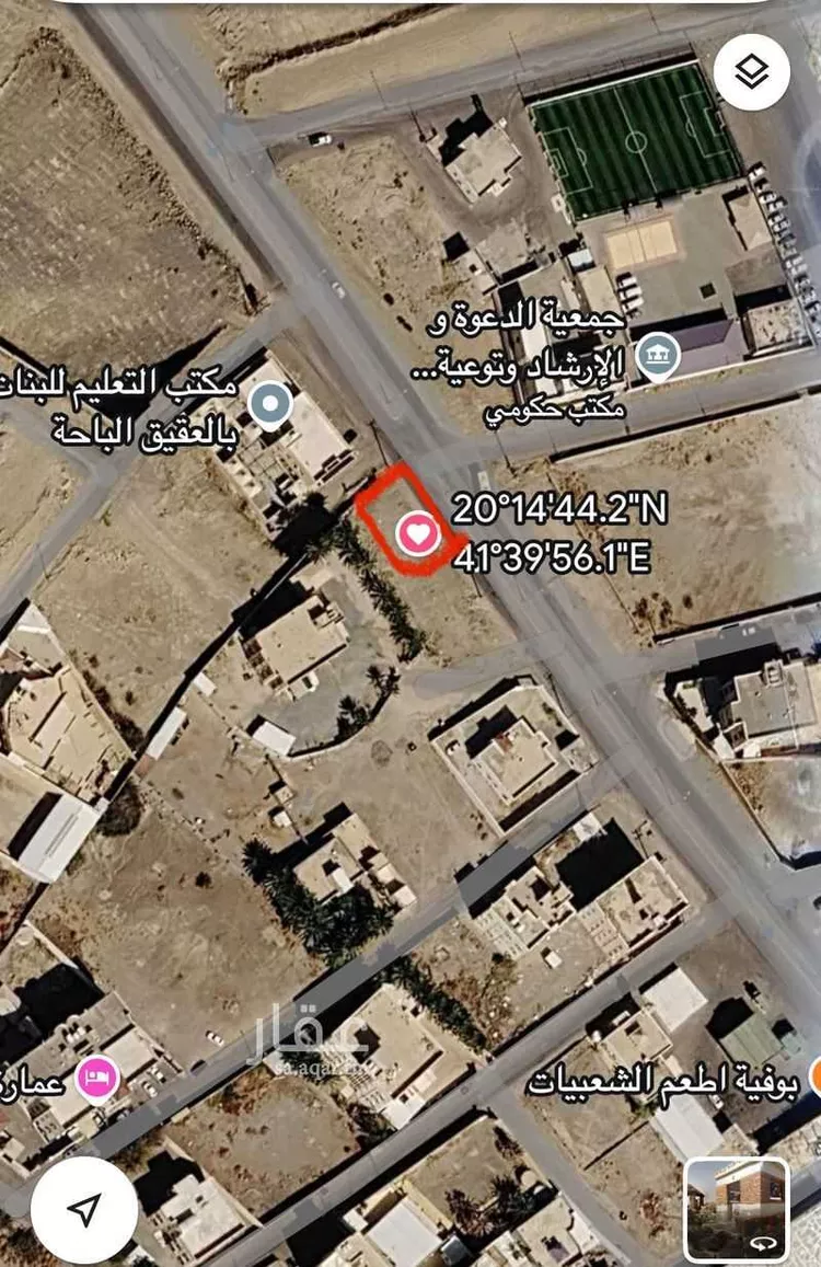 أرض للبيع في طريق بني كبير ، حي الغوث ، العقيق ، العقيق