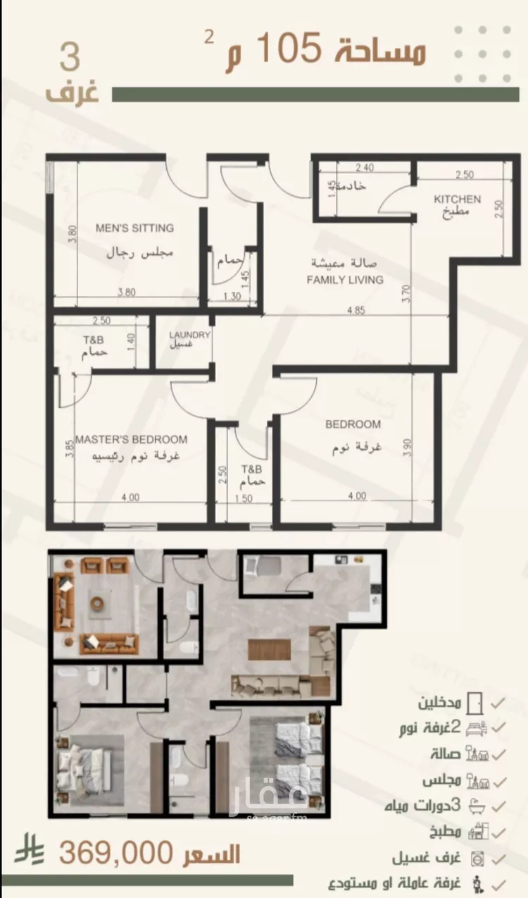 شقة للبيع في شارع ثلوث بني شهر, حي النزهة, مدينة جدة, منطقة مكة المكرمة صورة 2