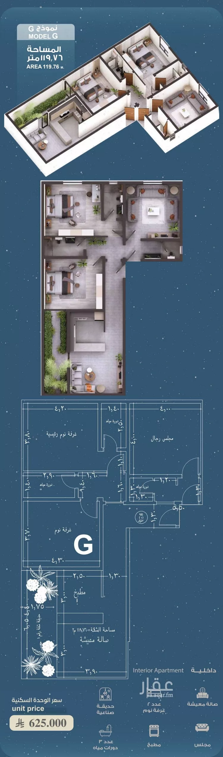 شقة للبيع في شارع وادي النيل, حي الحمراء, مدينة جدة, منطقة مكة المكرمة صورة 2