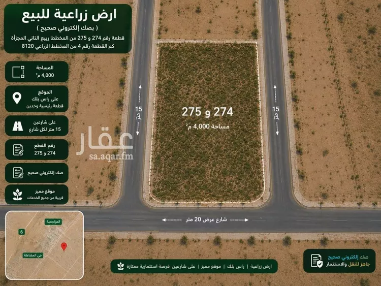 Farm for Sale in Al Muzahimiyah Al Ulaya