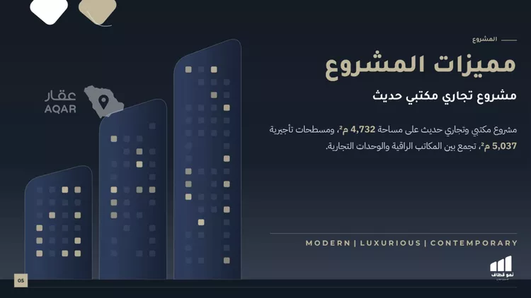 مكتب تجاري للإيجار في شارع الامير تركي بن عبدالعزيز الاول, حي النخيل, مدينة الرياض, منطقة الرياض 5