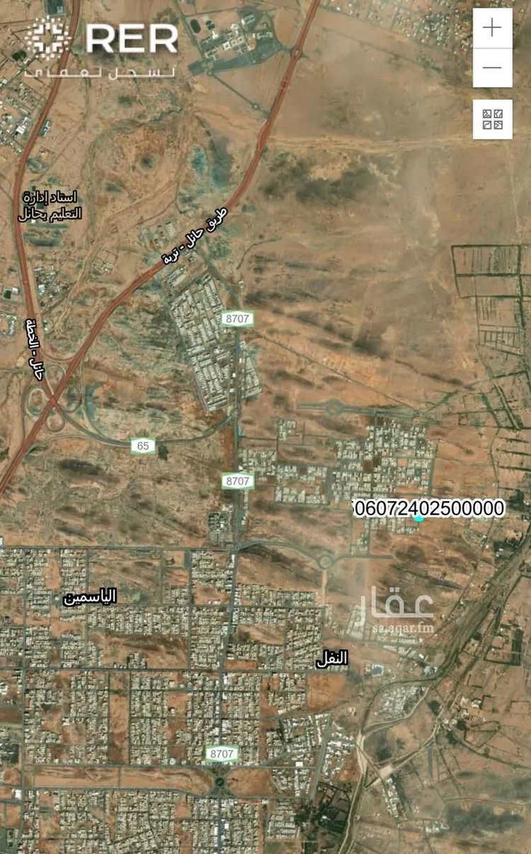 أرض للبيع في شارع يزيد الخزرجي ، حي السويفلة ، حائل ، منطقة حائل صورة 2