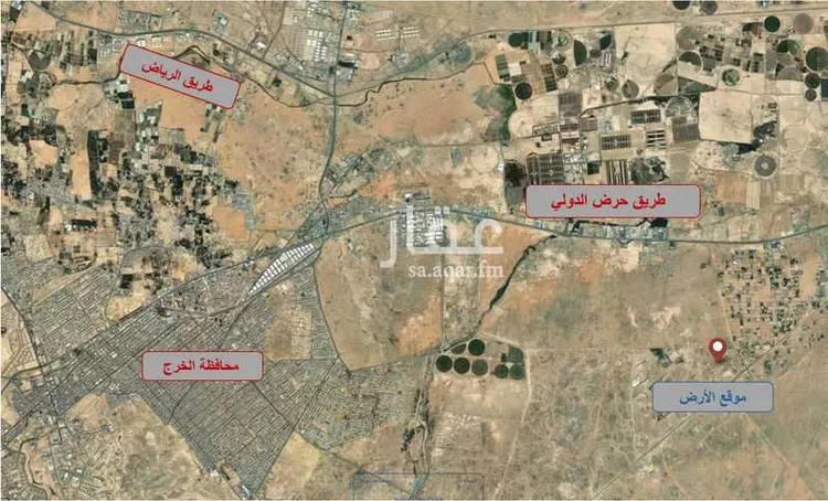 أرض للإيجار في حي المجد, مدينة الخرج, منطقة الرياض