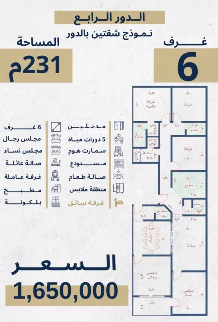 شقة للبيع في شارع الإستطلاع, حي النهضة, مدينة جدة, منطقة مكة المكرمة 10