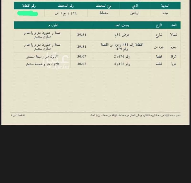 أرض للإيجار في شارع عطاء بن يسار, حي الرياض, مدينة جدة, منطقة مكة المكرمة