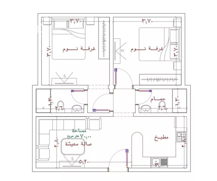 شقة للبيع في شارع سيف الدين, حي الربوة, مدينة جدة, منطقة مكة المكرمة صورة 2
