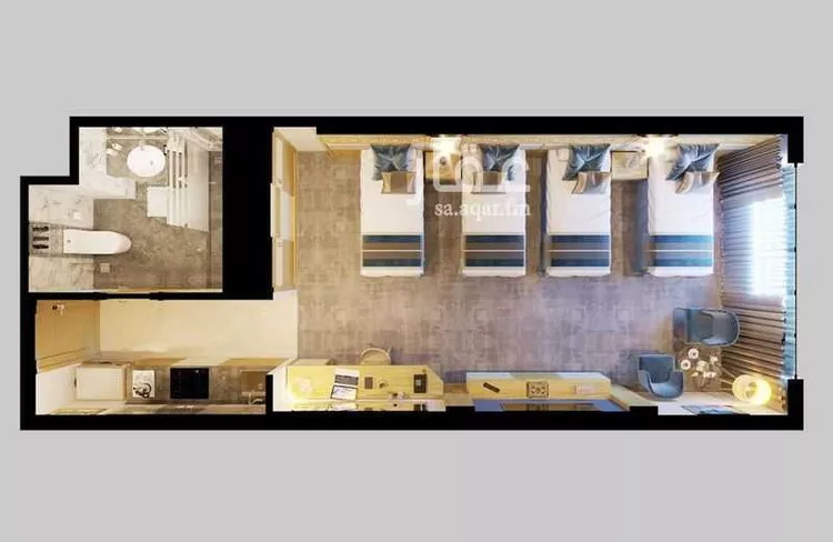 شقة للبيع في حي ، شارع الملاوي ، حي المعابدة ، مكة ، منطقة مكة المكرمة صورة 3