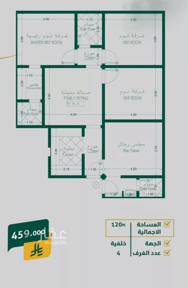 شقة للبيع في شارع احمدلارى, حي الصفاء, مدينة جدة, منطقة مكة المكرمة صورة 2