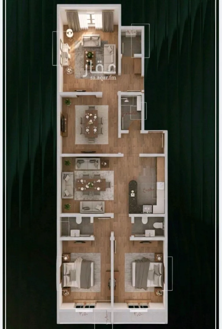 شقة للبيع في شارع إبراهيم الأحدب, حي النزهة, مدينة جدة, منطقة مكة المكرمة صورة 2