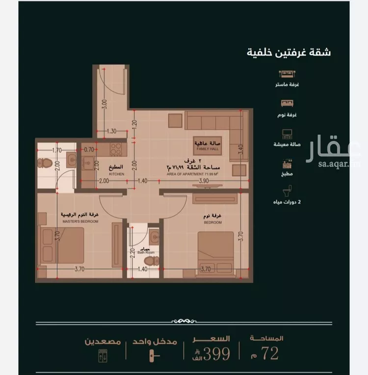 شقة للبيع في شارع اهبان بن عباد, حي النعيم, مدينة جدة, منطقة مكة المكرمة