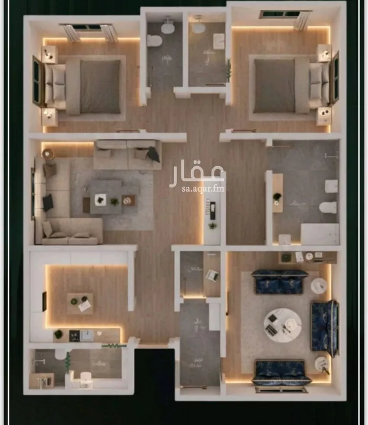 شقة للبيع في شارع الحارث الطائي, حي الربوة, مدينة جدة, منطقة مكة المكرمة صورة 3