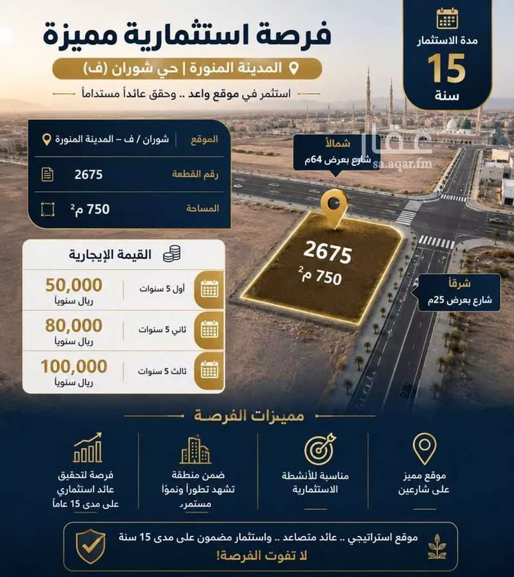Land for Rent in Medina Nubala