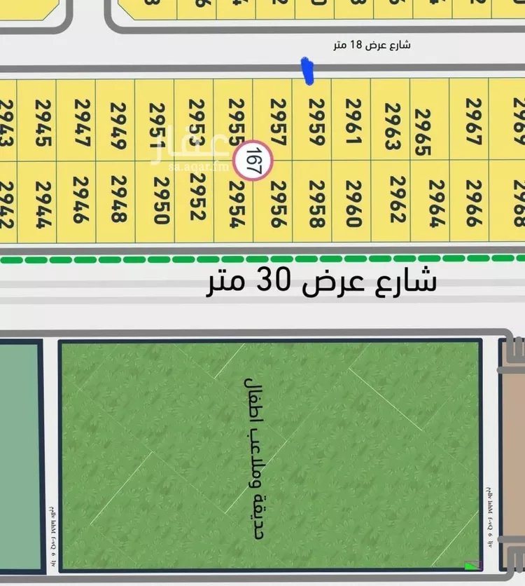 أرض للبيع في شارع ٦٧٧, حي الوسام, مدينة الرياض, منطقة الرياض صورة 2