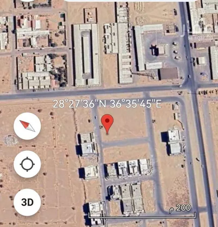 أرض للبيع في شارع الشروق 19, حي الشروق, مدينة تبوك, منطقة تبوك صورة 2