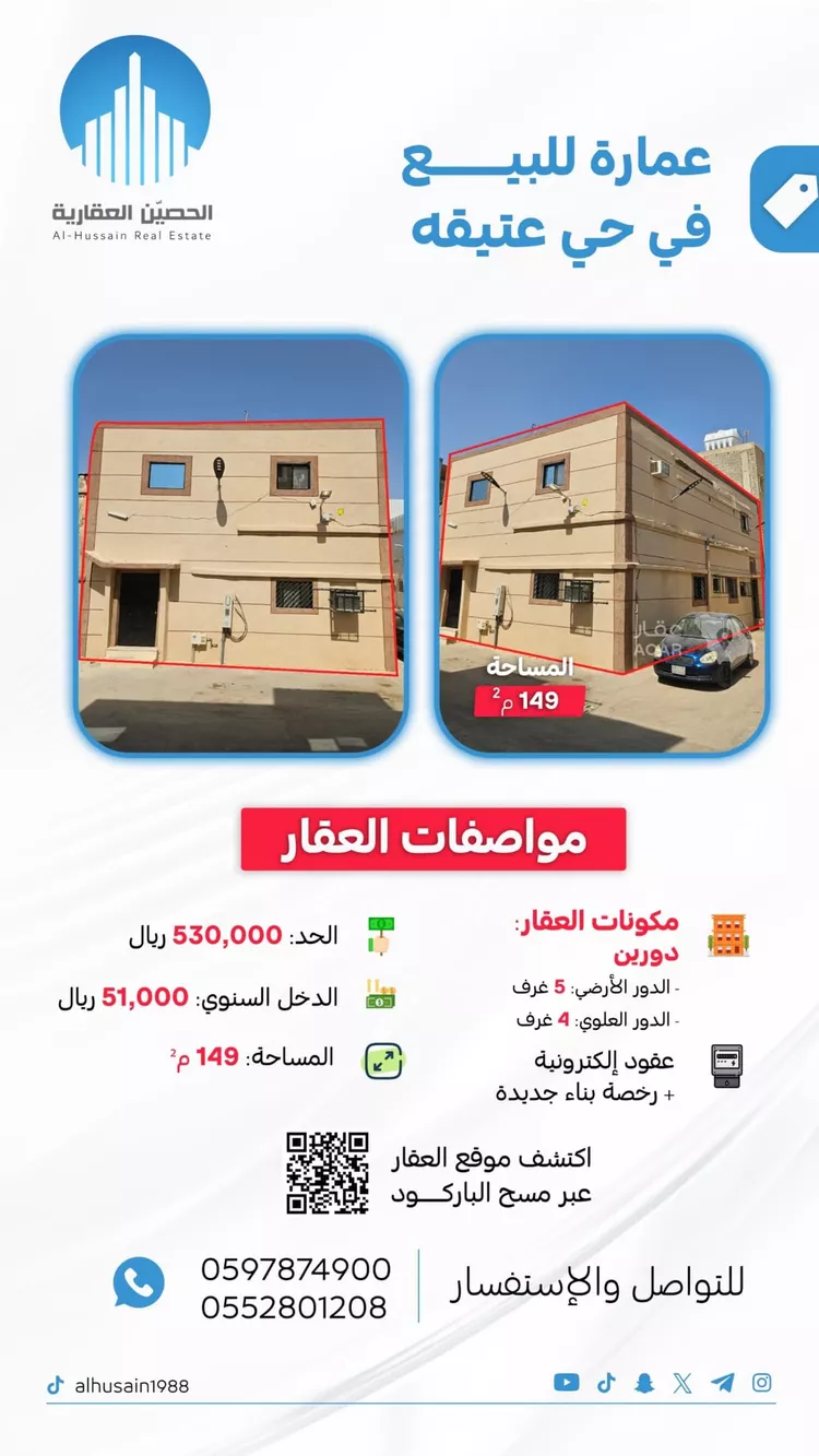 Building for Sale in Riyadh Utaiqah