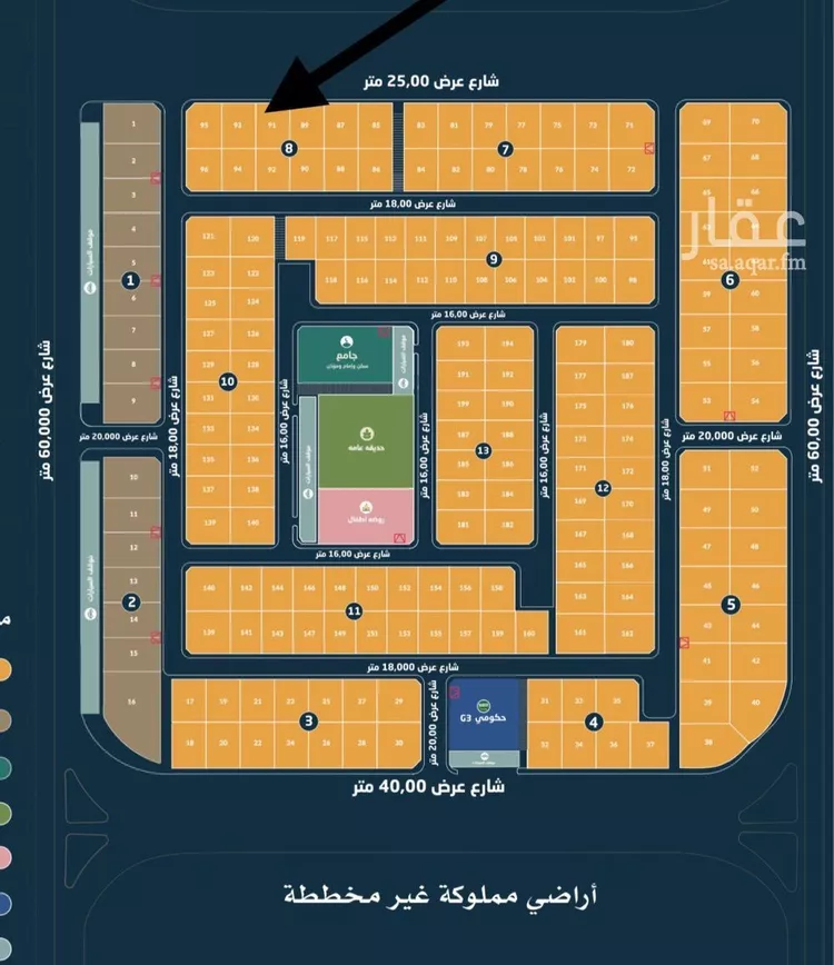 أرض للبيع في شارع ش خ 814, حي الأمواج, مدينة الخبر, المنطقة الشرقية صورة 2