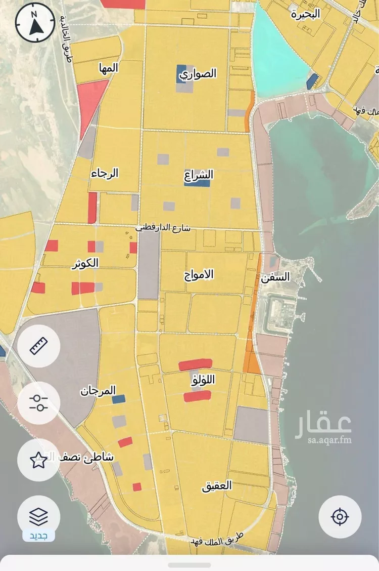 أرض للبيع في شارع 13ا, حي الشراع, مدينة الخبر, المنطقة الشرقية صورة 2