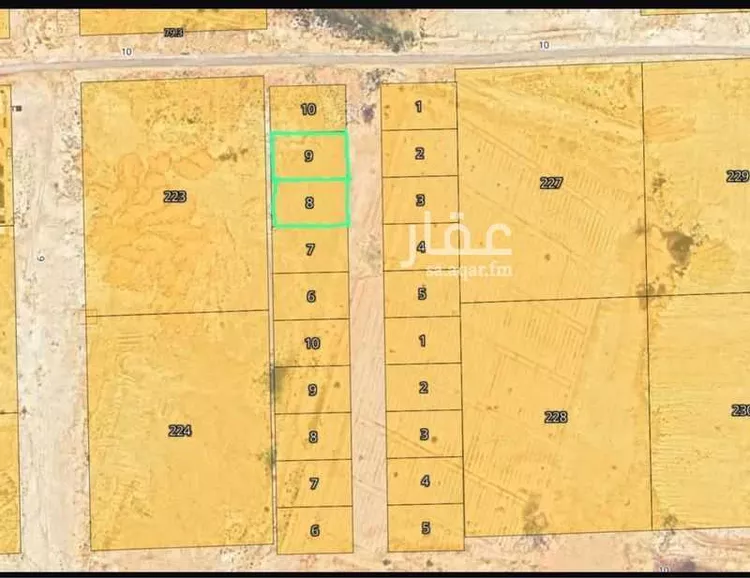 أرض للبيع في شارع الشقة العليا ٣٢٣, حي جبارة, مدينة بريدة, منطقة القصيم صورة 2