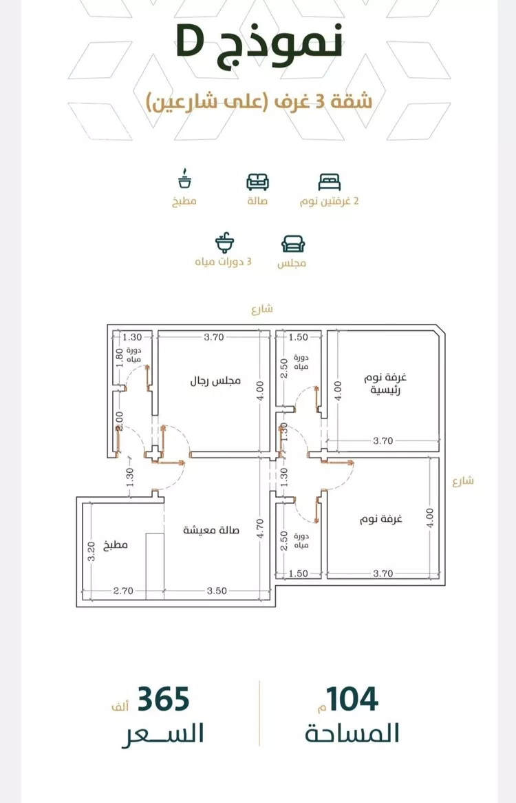 شقة للبيع في حي الربوة, مدينة جدة, منطقة مكة المكرمة