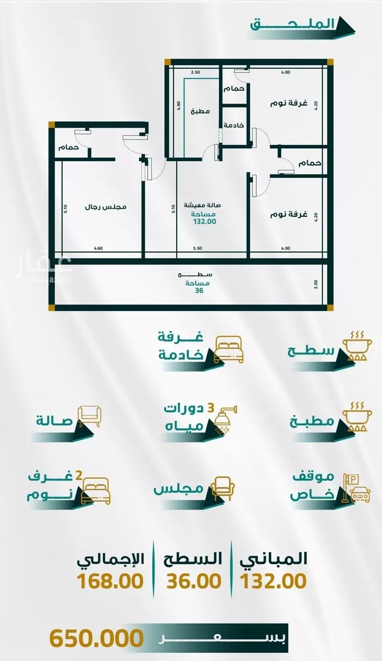 شقة للبيع في شارع عبدالبديع بن عمر اليافي, حي الفيحاء, مدينة جدة, منطقة مكة المكرمة 1 صورة