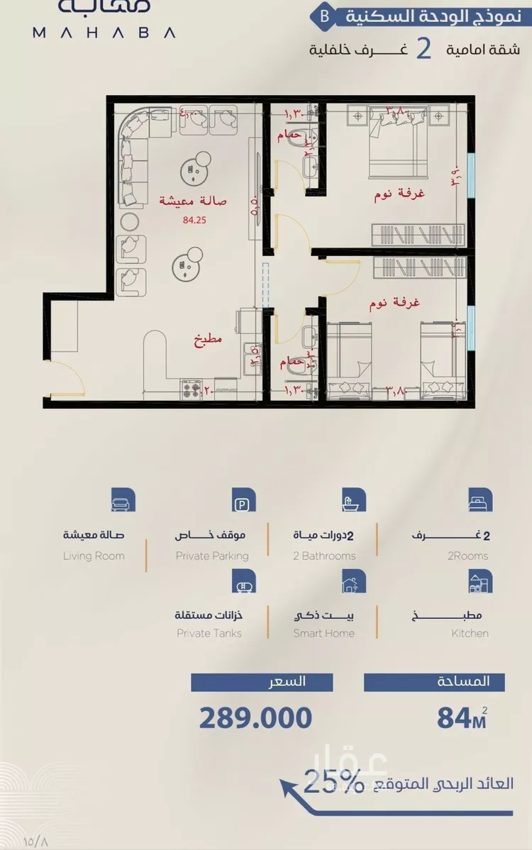 شقة للبيع في شارع برهان الدين الداراني, حي الياقوت, مدينة جدة, منطقة مكة المكرمة صورة 3