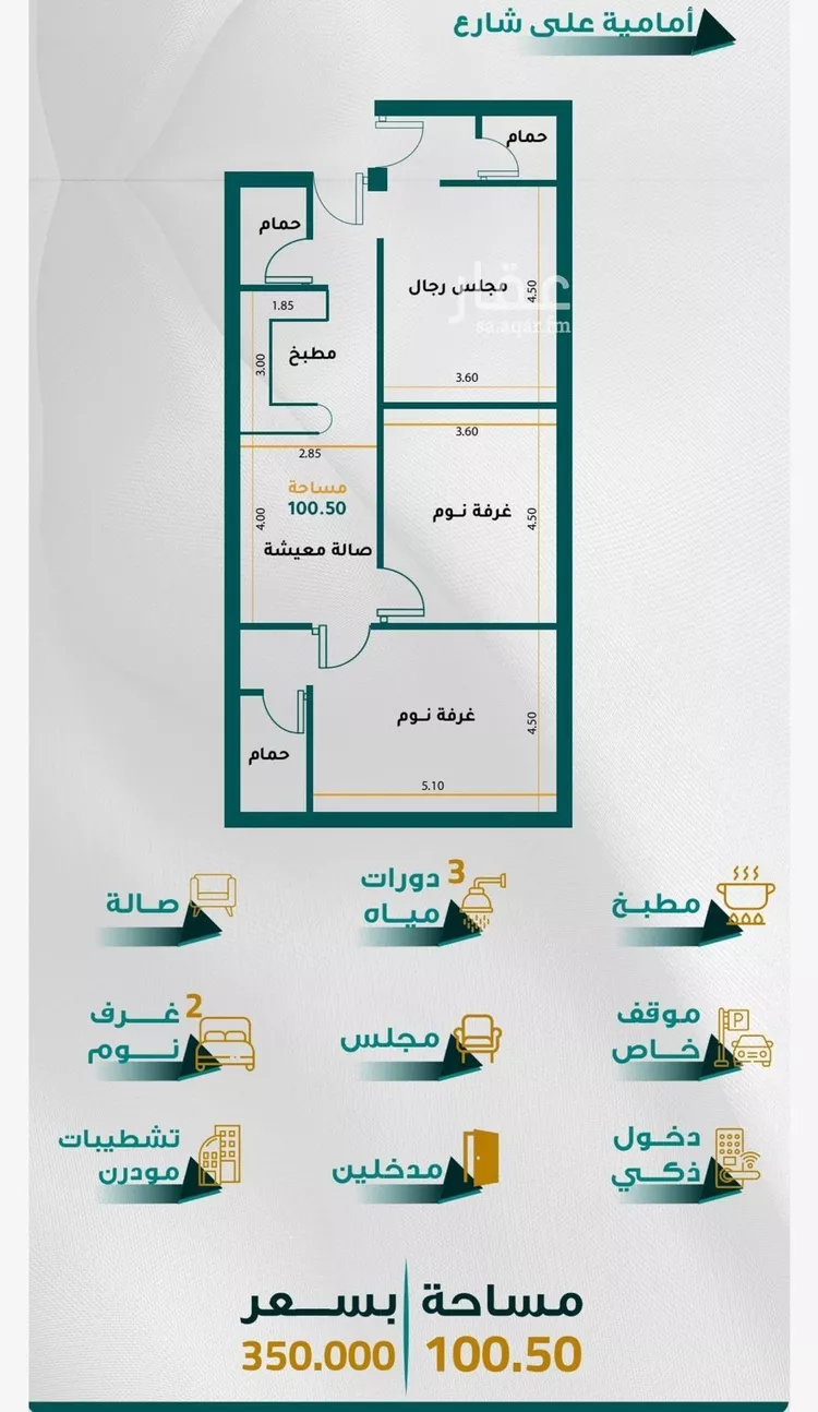 Apartment for Sale in Jeddah Al Jame'ah صورة 3