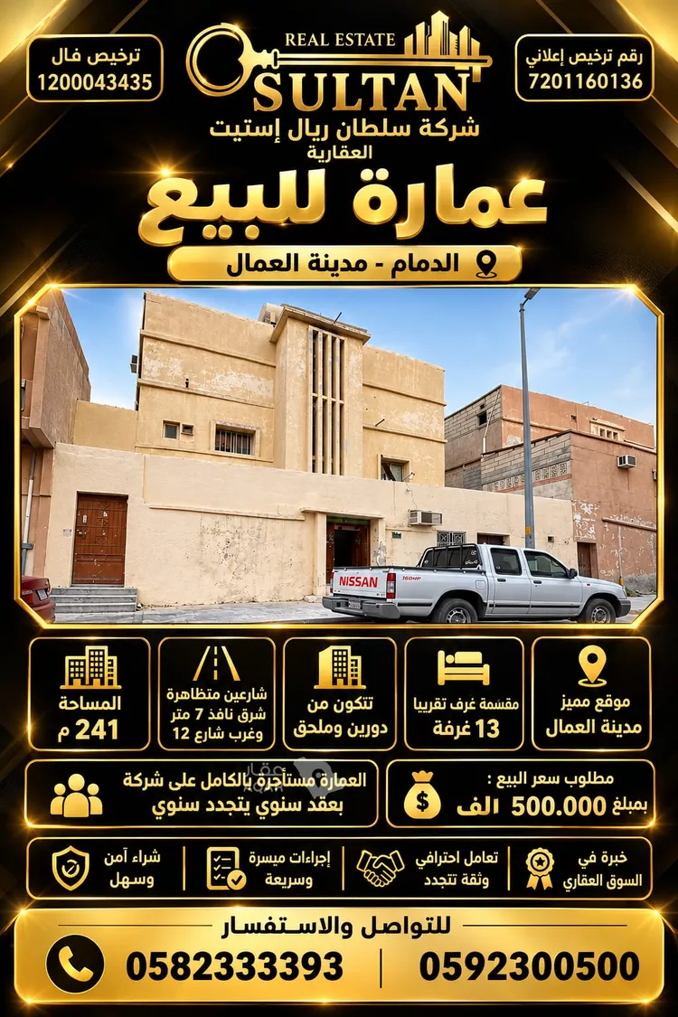 Building for Sale in Dammam Madinat Al Umal