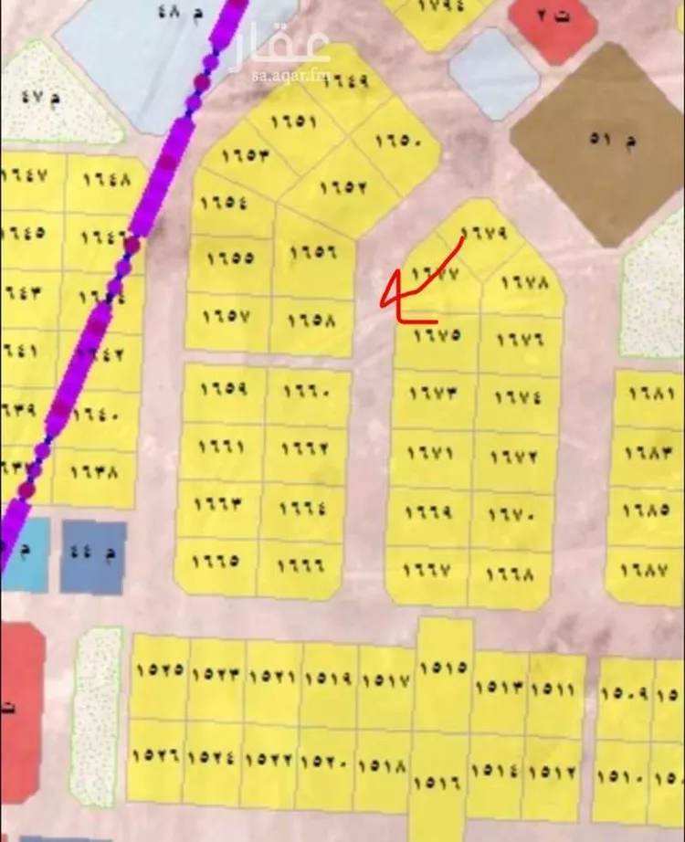 أرض للبيع في شارع ابو عجرم, حي الجامعة, مدينة تبوك, منطقة تبوك صورة 2