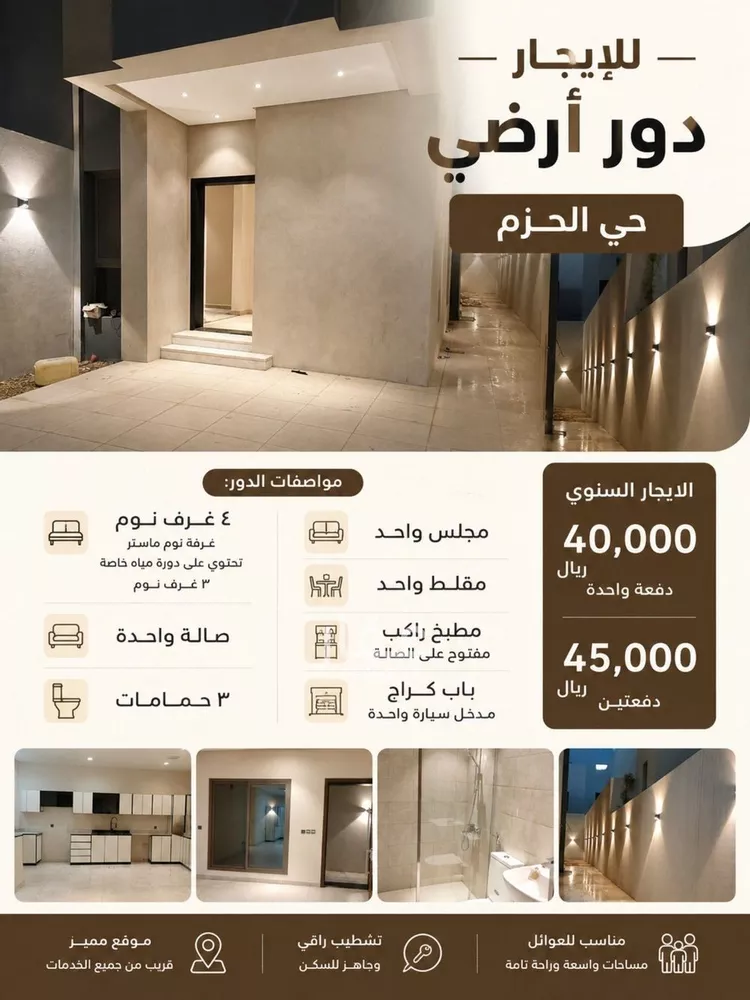 Floor for Rent in Riyadh Al Hazm
