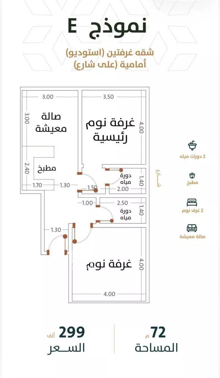 شقة للبيع في حي الربوة ، جدة ، جدة صورة 4