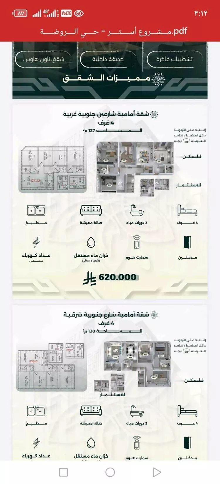 شقة للبيع في شارع احمد زين, حي الروضة, مدينة جدة, منطقة مكة المكرمة صورة 3